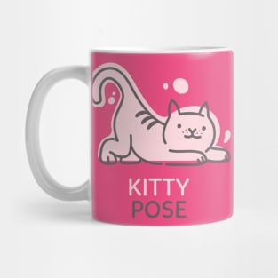 kitty pose Mug